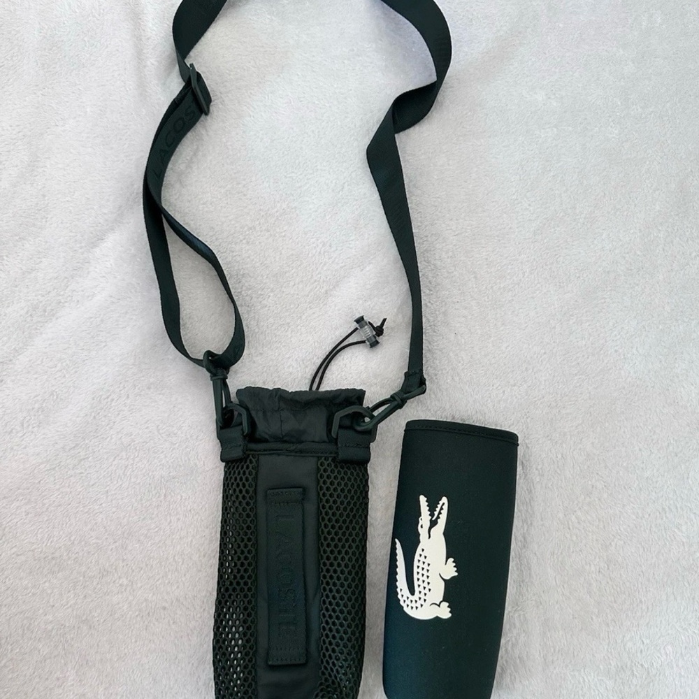 Lacoste Green Mesh Bottle Water Holder Only